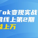 龟课·Tik Tok变现实战训练营线上第2期：日入上百+美刀 月收益上万不成问题