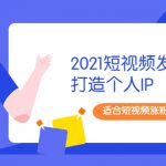 2021短视频发展趋势+打造个人IP，适合短视频涨粉变现的新媒体人