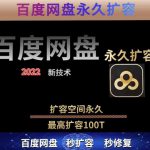 百度网盘无限扩容技术，外面卖399的，无论自己用还是用做引流都可以