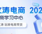 文涛电商·7天零基础自然流起号，​快速掌握店铺运营的核心玩法，突破自然展现量，玩转直播带货