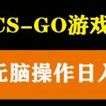 最新csgo游戏搬砖游戏，无需挂机小白无脑也能日入300+