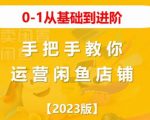 2023版0-1从基础到进阶，手把手教你运营闲鱼店铺