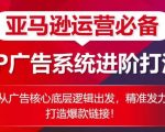 亚马逊运营必备： SP广告的系统进阶打法，从广告核心底层逻辑出发，精准发力打造爆款链接