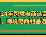 2024年跨境电商选品案例，跨境电商利基选品（更新）