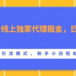 流量卡线上独家代理掘金，日入1k+ ，多种引流模式，新手小白轻松上手【揭秘】