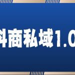 抖商服务私域1.0，抖音引流获客详细教学