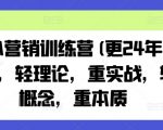 老A营销训练营(更24年11月)，轻理论，重实战，轻概念，重本质