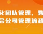 精细化团队管理，教你学会公司管理流程