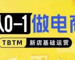 从0-1做电商-新店基础运营，从0-1对比线上线下经营逻辑，特别适合新店新手理解